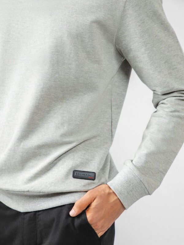 HeatherGreyLongSleeveCrewneckSweatshirtBrumanoPakistan4_670x.progressive Heather Grey Long Sleeve Crewneck Sweatshirt